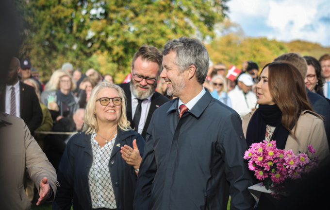 Kong Frederik og Gitte Kong Frederik og Gitte