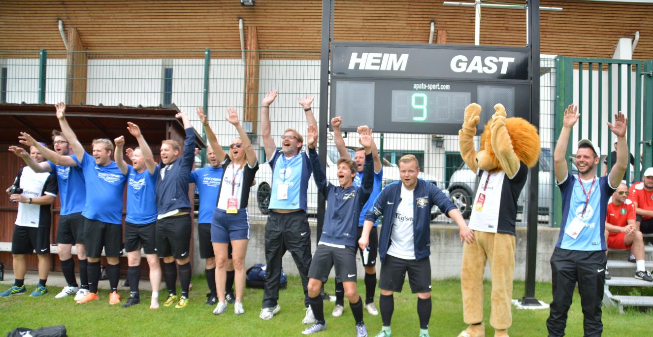 Det tyske mindretal i Sønderjyllands hold ved Europeada.