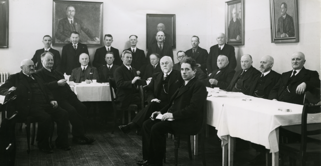 Generalforsamling i Landeværnet i marts 1939. Generalforsamling i Landeværnet i marts 1939.